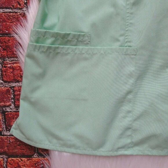 💰3/$25 ADAR Nurse Medical Scrubs Mint Green Healthcare Uniform Cinched 3XL - Picture 10 of 12